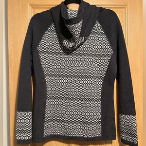 Aspen Nordic Cotton Knit Hoodie